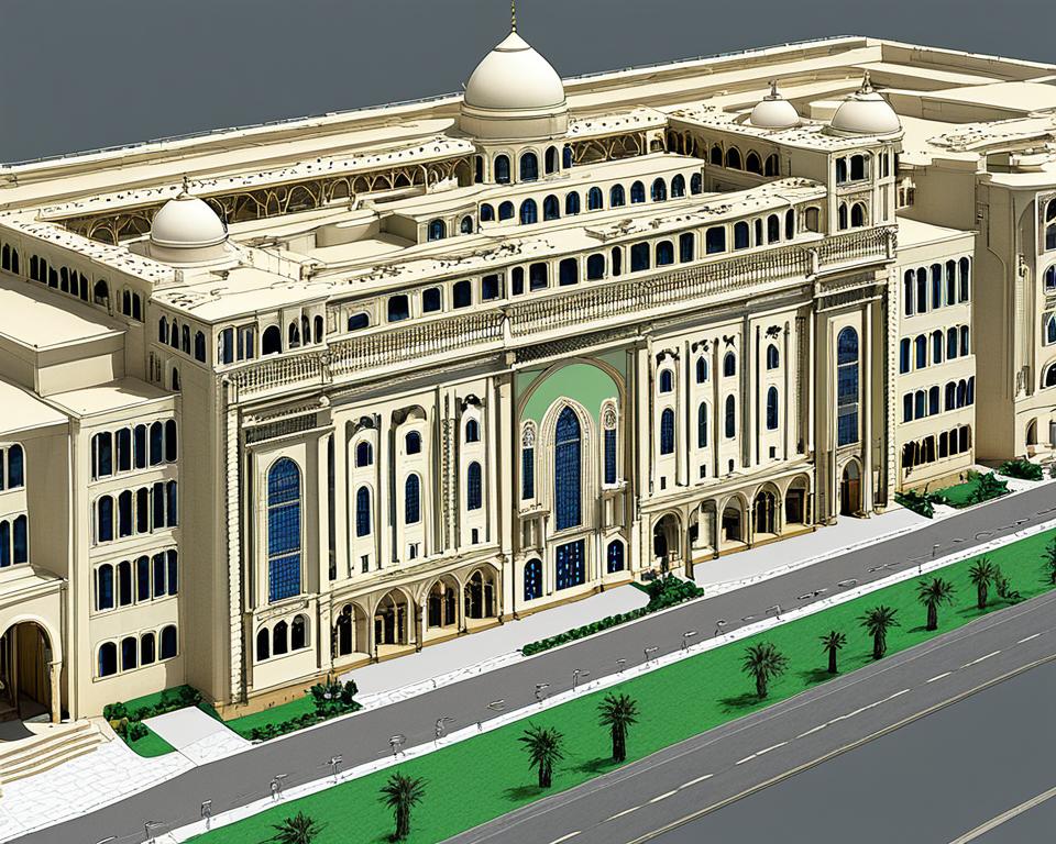 نموذج ثلاثي الأبعاد رسومات هندسية معمارية اتوكاد