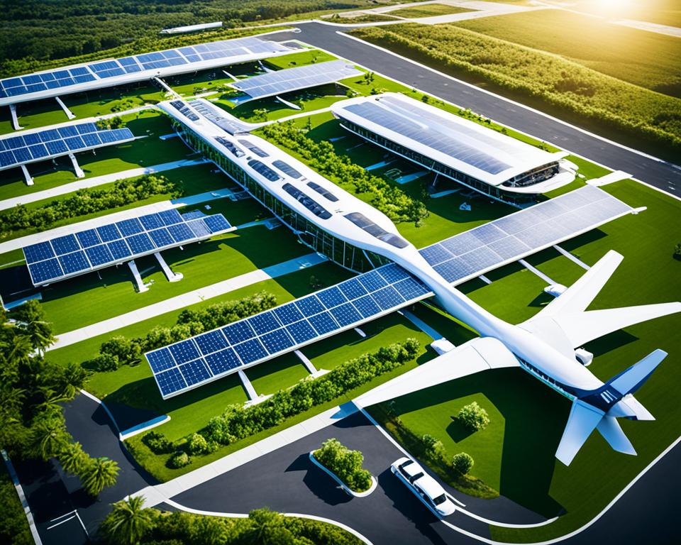 الاستدامة في تصميم المطارات