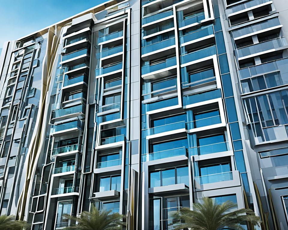 تصميم معماري لمبنى تجاري سكني