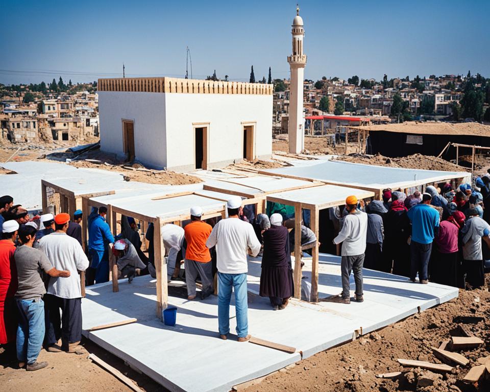 دور المجتمع في تصميم المساجد الصغيرة