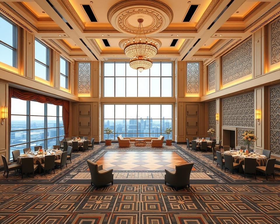 مخططات تصميم هندسي قاعة افراح
